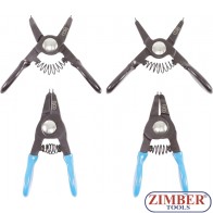 Clesti pentru inele mici de siguranta de interior si exterior , lungime 80mm - 444 - BGS technic.