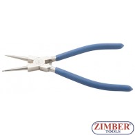 Cleşte inele de siguranţă, drept, pentru siguranțe interioare, 250 mm - 652-2 - BGS technic. 