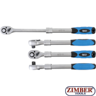 Clichet-Antrenor 1/2" "TELESCOPIC" de Dinti. 72.buc 305-445 -mm. 25104 - BGS technic.