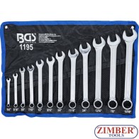Set chei combinate, in Inch, 1/4" - 15/16" 12 piese. - 1195 - BGS technic.