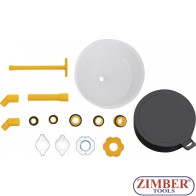 Cooling Liquid Funnel Set | 12 pcs. - 70000 -BGS-technic.
