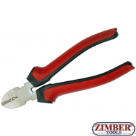 Cleşte cu tăietură laterală | Funcţie de dezizolare | 165 mm .332 - BGS technic-Kraftmann.
