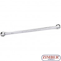 Cheie inelara dreapta 22x24 mm, lungime 435 -mm (1186-22x24) - BGS technic