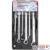 Set chei inelare cu cot E6-E24, 6 piese.2281- BGS technic