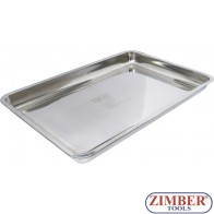 Vas de colectare Inox, dimensiuni 600 x 400 mm | 9 l - 7892 - BGS-technic.