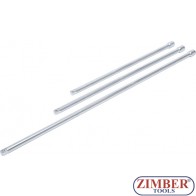 Set prelungitoare 300 / 380 / 450 mm, antrenare 3/8", 3 piese - 92236 - BGS technic.