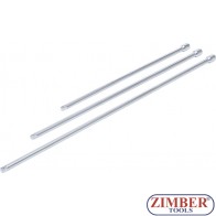 Set prelungitoare act. 1/4", 300 / 380 / 450 mm, 3 piese - 92235 - BGS technic.