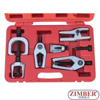 TRUSA DE EXTRACTOARE PIVOTI (ROTULE) 6-buc. ZR-36FES02 - ZIMBER TOOLS
