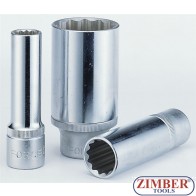 Cheie tubulara lunga 1/2", 23 -mm  (12- pereti) -  5497723  - FORCE. 
