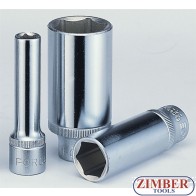 Cheie tubulara lunga 1/2", 22 -mm  (6- pereti) -  5457722 - FORCE 