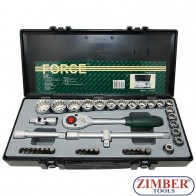 42buc. 1/2'' Trusa tubulare "spline" - 4422Q (4420Q) - FORCE