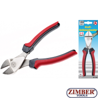 Cleşte de forţă cu tăietura laterală 180 mm (ZB-335) - BGS technic