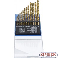 Set burghie HSS Ø  1,5 - 6,5 mmmm pentru metal, 13 piese, 50813 - BGS technic