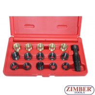 Trusa reparat filet bujie, 16piese. ZR-36SPTRT16 - ZIMBER TOOLS