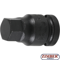 Bit de impact imbus 17 mm, antrenare 12,5 mm (1/2") - 5334-H17- BGS technic.