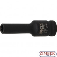 Tubulara de impact Profil E10-mm, antrenare 1/2" - 5204-10 - BGS- technic.