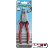 Cleste patent cu manere izolate,  175mm. 326 - BGS technic-Kraftmann.