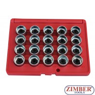 Trusa cu chei speciale pentru suruburi antifurt BMW (20buc.)  ZR-36WLSRKB20 - ZIMBER TOOLS.