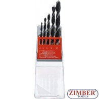 Set burghie pentru lemn | 4 - 10 mm | 5 piese - 2017 - BGS technic.
