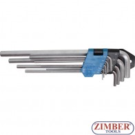 Set de chei Imbus tip L ,extralungi, 1.5-10 mm | 9 piese - 808 -  Bgs technic.