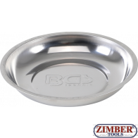 Tava de inox cu prindere magnetica, diam. Ø 150 mm (1150) - BGS technic.