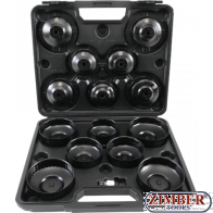 Set chei filtru de ulei 10 mm (3/8") 14piese (91036) - BGS technic