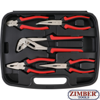 Set clesti si patenti combinati cu manere izolate, 5piese- 330 - BGS technic.