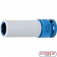 Tubulara de impact 17 mm cu protectie din plastic, actionare 1/2" (7201) - BGS technic