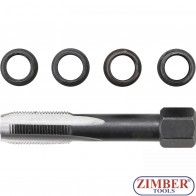 Kit reparatie filete pentru bujii incandescente M10 x 1.0 mm | 5 piese - 167 - BGS-technic.
