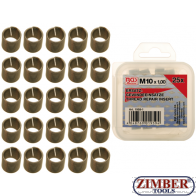 Insertii Helicoil pentru reparatii filete M10x1.0, 25 piese (1958-1) - BGS technic