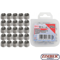 Insertii Helicoil pentru reparatii filete M10x1.25, 25 piese (9428-1) - BGS technic