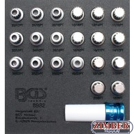 Set chei pentru antifurt de roti BMW, 21 piese - 8932 - BGS-technic.