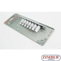 TRUSA DE SCULE TUBULARE  E  1/4" 7-buc. S06H27S - JONNESWAY