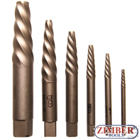 Set extractoare șuruburi 6 piese (8549) - BGS technic
