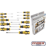 Set şurubelniţe  Profil T (pentru Torx) T6 - T40, 11 piese (7844) - BGS technic