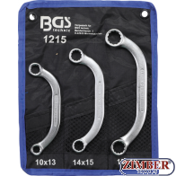Set chei inelare Semiluna 10x13 - 14x15 - 17x19, 3 piese - 1215 - BGS technic.