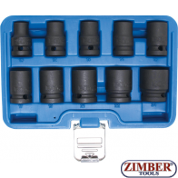 Set tubulare de impact 10-24mm, actionare 1/2", 10 piese, 5205 -BGS technic.