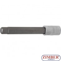 Bit Imbus 10 mm, lungime 140mm, antrenare cu tubulara 1/2" - 5184-H10 - BGS technic.