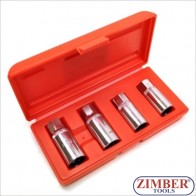 Trusă extragere şurub rupt 4 Buc. 6, 8, 10, 12mm - FORCE-5042.