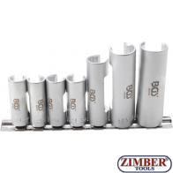 Set tubulare decupate speciale pentru senzorii, termocuple, comutatoare termice si alte componente cu fir, 10, 11, 12, 13,14, 17 si 19mm, antrenare , 7-piese. - 1105 - BGS technic.