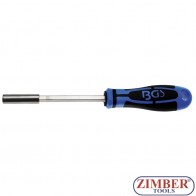 Mâner rotativ cu adaptor magnetic pentru biţi, antrenare 6,3 mm (1/4"), 200 mm - 217 - BGS technic.