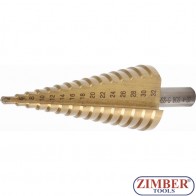 Freza pentru gaurit si majorat in trepte,pentru metal, 4-32mm ,1619 - BGS technic