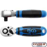 Clicket cu maner extra scurt, antrenare 3/8". 209 - BGS technic.