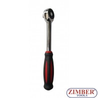 Clichet Antrenor 1/2" cu Mâner rotativ pentru antrenarea cheilor tubulare în locuri inguste , ZR-04RHT12  -  ZIMBER-TOOLS