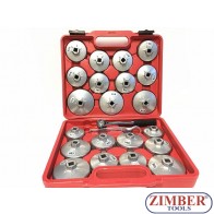 Trusa cu chei din aluminiu pentru filtre de ulei  23-buc, ZK-1363