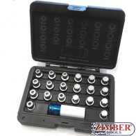 Trusa cu chei speciale pentru suruburi antifurt BMW (21buc.)  ZR-36WLSRKBMW - ZIMBER TOOLS.