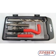 Trusă de reparat filet 25-buc - M6*1.0*8.0MM (ZT-04187B) - SMANN TOOLS.