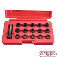 Trusa reparat filet bujie, 16piese. ZT-01S0525 - SMANN TOOLS