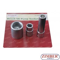 Trusa tubulare pentru pompe de injectie diesel Bosch VE. ZR-36BPSS - ZIMBER TOOLS
