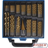 Set burghie HSS titan, 119 piese, 1-10 mm - 2009  - BGS technic.